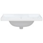Lavabo de baño rectangular cerámica blanco 71x48x23 cm de vidaXL, Lavabos - Ref: Foro24-153705, Precio: 64,06 €, Descuento: %