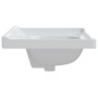Lavabo de baño rectangular cerámica blanco 71x48x23 cm de vidaXL, Lavabos - Ref: Foro24-153705, Precio: 64,06 €, Descuento: %
