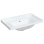 Lavabo de baño rectangular cerámica blanco 81x48x23 cm de vidaXL, Lavabos - Ref: Foro24-153706, Precio: 91,43 €, Descuento: %