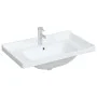 Rechteckiges Waschbecken aus Keramik weiß 81x48x23 cm von vidaXL, Sinkt - Ref: Foro24-153706, Preis: 66,93 €, Rabatt: %