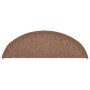 Alfombras de peldaños de escalera 15 uds marrón 56x17x3 cm en Hogar | Comprar online en Foru.es