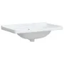 Rechteckiges Waschbecken aus Keramik weiß 81x48x23 cm von vidaXL, Sinkt - Ref: Foro24-153706, Preis: 66,93 €, Rabatt: %
