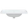 Lavabo de baño rectangular cerámica blanco 81x48x23 cm de vidaXL, Lavabos - Ref: Foro24-153706, Precio: 91,43 €, Descuento: %