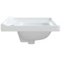 Lavabo de baño rectangular cerámica blanco 81x48x23 cm de vidaXL, Lavabos - Ref: Foro24-153706, Precio: 91,43 €, Descuento: %