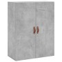 Aparador alto madera contrachapada gris hormigón 69,5x34x180 cm de vidaXL, Aparadores - Ref: Foro24-3195935, Precio: 171,13 €...