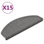 Felpudos para escaleras 15 unidades 65x24x4 cm Gris oscuro Semicircular Grande en Hogar | Comprar online en Foru.es