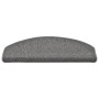 Felpudos para escaleras 15 unidades 65x24x4 cm Gris oscuro Semicircular Grande en Hogar | Comprar online en Foru.es