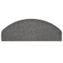 Felpudos para escaleras 15 unidades 65x24x4 cm Gris oscuro Semicircular Grande en Hogar | Comprar online en Foru.es