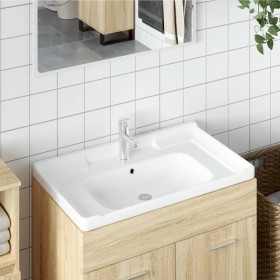 Lavabo de baño rectangular cerámica blanco 91,5x48x23 cm de vidaXL, Lavabos - Ref: Foro24-153707, Precio: 155,99 €, Descuento: %