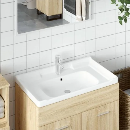 White ceramic rectangular bathroom sink 91.5x48x23 cm by vidaXL, Sinks - Ref: Foro24-153707, Price: 142,14 €, Discount: %