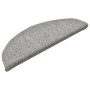 Felpudos para escaleras (15 unidades, 56 x 17 x 3 cm, gris claro, semicirculares) en Hogar | Comprar online en Foru.es