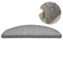 Felpudos para escaleras (15 unidades, 56 x 17 x 3 cm, gris claro, semicirculares) en Hogar | Comprar online en Foru.es