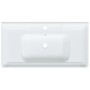 Lavabo de baño rectangular cerámica blanco 91,5x48x23 cm de vidaXL, Lavabos - Ref: Foro24-153707, Precio: 155,99 €, Descuento: %