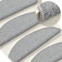 Felpudos para escaleras 15 unidades 65x24x4 cm Gris Claro Semicircular Grande en Hogar | Comprar online en Foru.es
