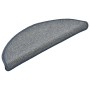 Felpudos para escaleras (15 unidades, 56 x 17 x 3 cm, gris claro y azul, semicirculares) en Hogar | Comprar online en Foru.es