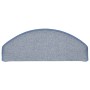 Felpudos para escaleras 15 uds 65x24x4 cm Gris claro y azul Semicircular Grande en Hogar | Comprar online en Foru.es