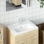 Rechteckiges Waschbecken aus weißer Keramik, 61 x 48 x 19,5 cm von vidaXL, Sinkt - Ref: Foro24-153709, Preis: 74,22 €, Rabatt: %