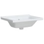 Lavabo de baño rectangular cerámica blanco 61x48x19,5 cm de vidaXL, Lavabos - Ref: Foro24-153709, Precio: 87,89 €, Descuento: %