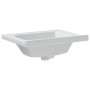 Lavabo de baño rectangular cerámica blanco 61x48x19,5 cm de vidaXL, Lavabos - Ref: Foro24-153709, Precio: 87,89 €, Descuento: %