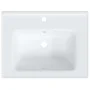 Rechteckiges Waschbecken aus weißer Keramik, 61 x 48 x 19,5 cm von vidaXL, Sinkt - Ref: Foro24-153709, Preis: 74,22 €, Rabatt: %