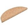 Alfombrillas para escaleras doradas, 15 unidades, 56 x 17 x 3 cm, semicirculares en Hogar | Comprar online en Foru.es