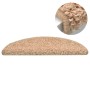 Alfombrillas para escaleras doradas, 15 unidades, 56 x 17 x 3 cm, semicirculares en Hogar | Comprar online en Foru.es