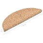 Alfombrillas para escaleras doradas, 15 unidades, 56 x 17 x 3 cm, semicirculares en Hogar | Comprar online en Foru.es