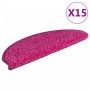 Alfombrillas para escaleras 15 unidades 65x21x4 cm Rosa Semicircular Grande en Hogar | Comprar online en Foru.es