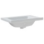 Lavabo de baño rectangular cerámica blanco 71x48x19,5 cm de vidaXL, Lavabos - Ref: Foro24-153710, Precio: 94,04 €, Descuento: %