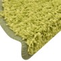 Alfombras de peldaños de escalera 15 uds verde 56x17x3 cm en Hogar | Comprar online en Foru.es