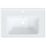 Lavabo de baño rectangular cerámica blanco 71x48x19,5 cm de vidaXL, Lavabos - Ref: Foro24-153710, Precio: 71,21 €, Descuento: %