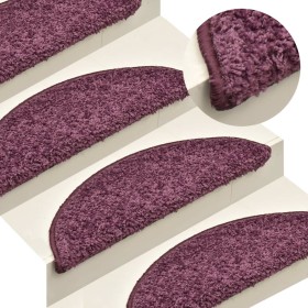 Felpudos para escaleras (15 unidades, 56 x 17 x 3 cm, morado oscuro, semicirculares) en Hogar | Comprar online en Foru.es