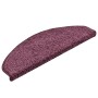 Felpudos para escaleras 15 unidades 65x21x4 cm Morado oscuro Semicircular Grande en Hogar | Comprar online en Foru.es