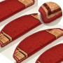 Alfombrilla autoadhesiva de escalera 15 uds roja 65x21x4 cm en Hogar | Comprar online en Foru.es