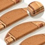 Alfombrilla autoadhesiva de escalera 15 uds beige 65x21x4 cm en Hogar | Comprar online en Foru.es