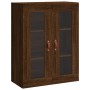 Aparador alto madera contrachapada marrón roble 69,5x34x180 cm de vidaXL, Aparadores - Ref: Foro24-3198192, Precio: 176,10 €,...