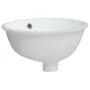 Lavabo de baño ovalado cerámica blanco 33x29x16,5 cm de vidaXL, Lavabos - Ref: Foro24-153715, Precio: 48,84 €, Descuento: %