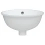 Lavabo de baño ovalado cerámica blanco 33x29x16,5 cm de vidaXL, Lavabos - Ref: Foro24-153715, Precio: 48,84 €, Descuento: %