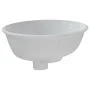 Lavabo de baño ovalado cerámica blanco 33x29x16,5 cm de vidaXL, Lavabos - Ref: Foro24-153715, Precio: 48,84 €, Descuento: %