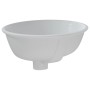 Lavabo de baño ovalado cerámica blanco 33x29x16,5 cm de vidaXL, Lavabos - Ref: Foro24-153715, Precio: 49,51 €, Descuento: %