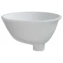 Lavabo de baño ovalado cerámica blanco 33x29x16,5 cm de vidaXL, Lavabos - Ref: Foro24-153715, Precio: 48,84 €, Descuento: %