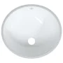 Lavabo de baño ovalado cerámica blanco 33x29x16,5 cm de vidaXL, Lavabos - Ref: Foro24-153715, Precio: 48,84 €, Descuento: %