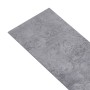 Lamas para suelo de PVC autoadhesivas gris cemento 5,02 m² 2 mm en Materiales de construcción | Comprar online en Foru.es