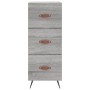Aparador alto madera contrachapada gris Sonoma 34,5x34x180 cm de vidaXL, Aparadores - Ref: Foro24-3198831, Precio: 113,10 €, ...