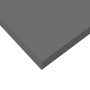 Estante flotante de pared MDF gris brillo 50x23x3,8 cm en Estanterías | Comprar online en Foru.es