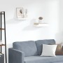 Estantes flotantes de pared 2 uds MDF blanco 40x23x3,8 cm en Estanterías | Comprar online en Foru.es