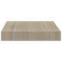 Estantes flotantes de pared 2 uds MDF roble 23x23,5x3,8 cm en Estanterías | Comprar online en Foru.es