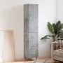 Concrete gray plywood sideboard 34.5x34x180 cm by vidaXL, Sideboards - Ref: Foro24-3198837, Price: 107,30 €, Discount: %