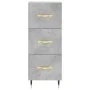 Concrete gray plywood sideboard 34.5x34x180 cm by vidaXL, Sideboards - Ref: Foro24-3198837, Price: 107,30 €, Discount: %