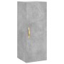 Aparador de madera contrachapada gris hormigón 34,5x34x180 cm de vidaXL, Aparadores - Ref: Foro24-3198837, Precio: 108,62 €, ...
